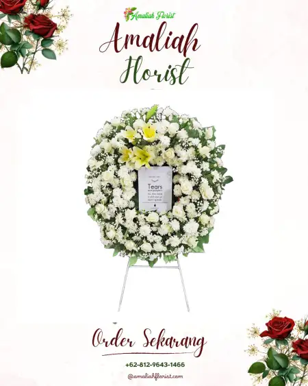 Krans Bunga Duka Sendangsikucing